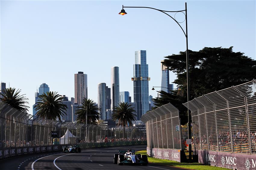 Melbourne main straight